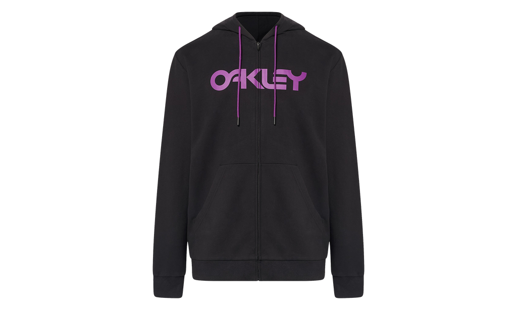 Teddy Full Zip Hoodie "Blackout / Ultra Purple" FOA403057 9EB
