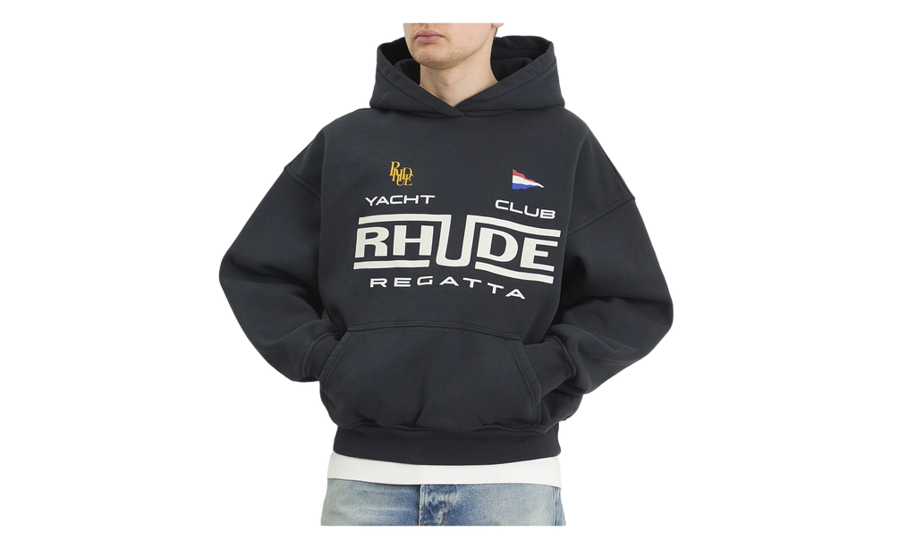 Regatta Club Hoodie "Vintage Black / White" RHPS26HO01012