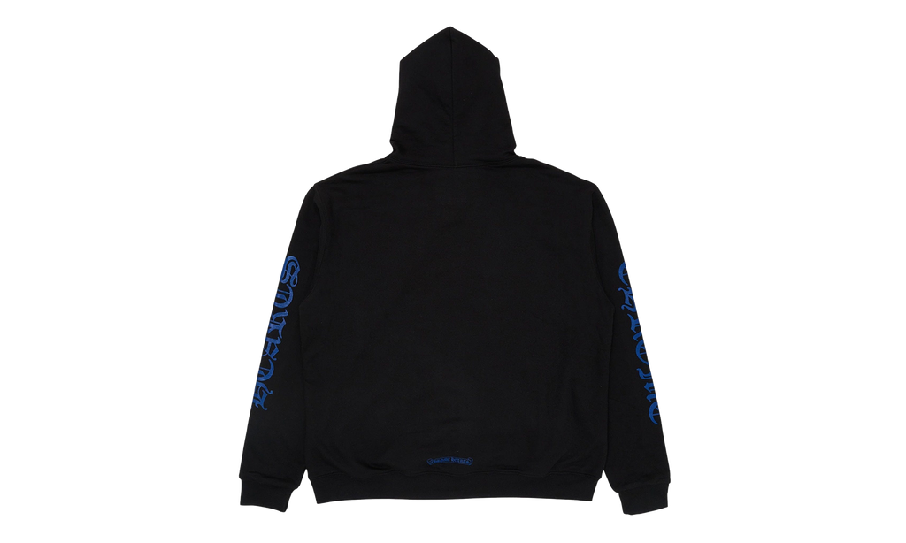 Vertical Logo Zip-Up Hoodie "Black / Blue" CHRM0953