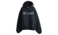 Puffed Zip-Up Hoodie Free France Sweatshirt "Washed Black" MH27BJ169B