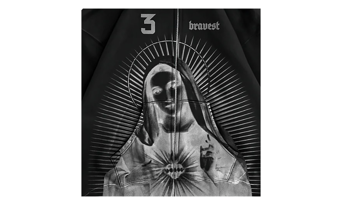 Mary Zip-Up Hoodie "Black" BS173