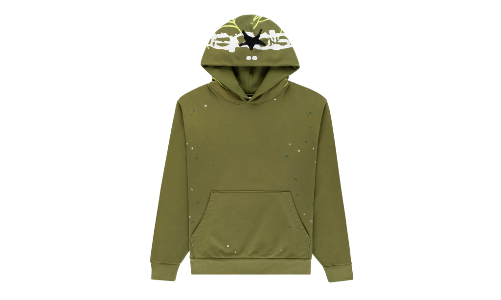 HEAVY WEB HOODIE "Olive" SP5der87