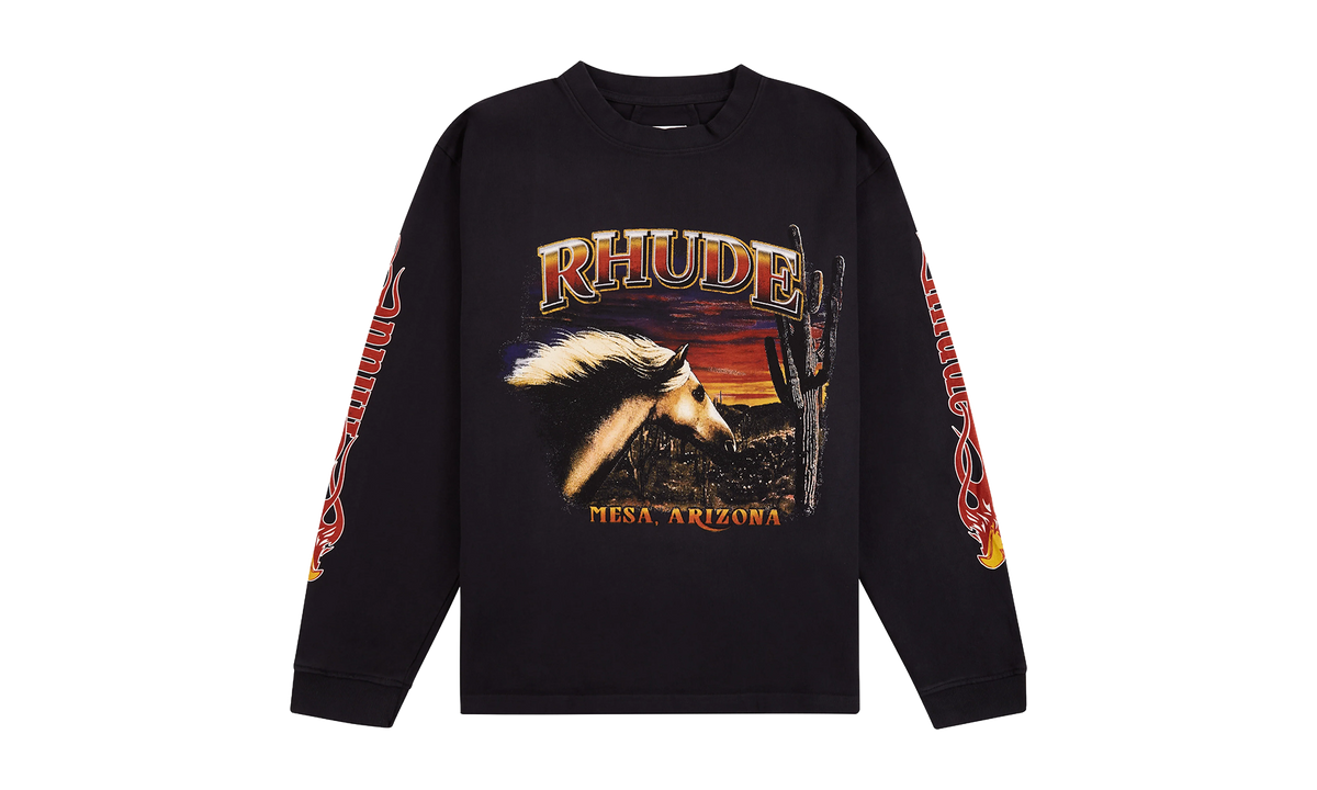 Mesa Stallion Hoodie "Vintage Black" RHFW25HO05012-3169
