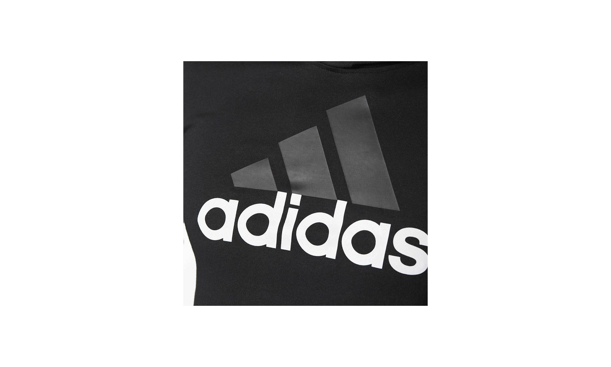 Long Sleeve Badge Of Sport Hoodie "Black" BR1453