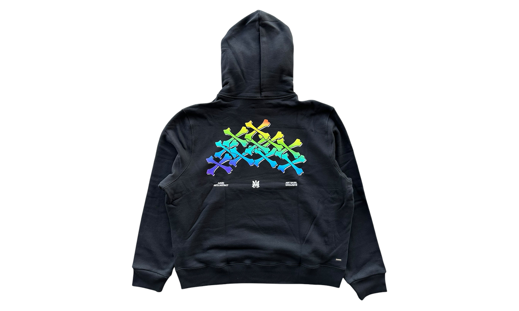 Gradient Bones Hoodie "Black" EXMJH003 001