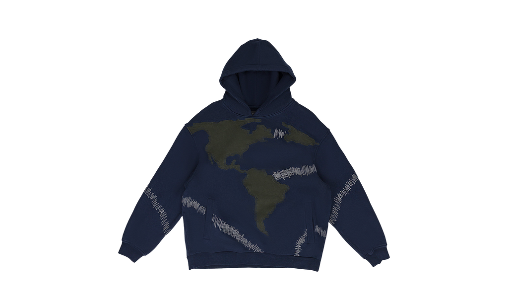 PANGIA PULLOVER HOODIE "INDIGO" 11100220010