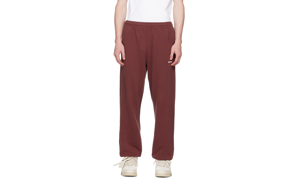 Caravag Diag Slim Sweatpant "Red" OMCH029F22FLE0022801