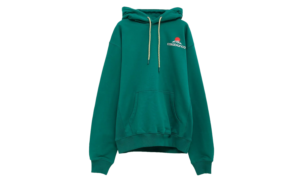 Montagne Logo Hoodie "Green & White" MPF25-JTP-292-03