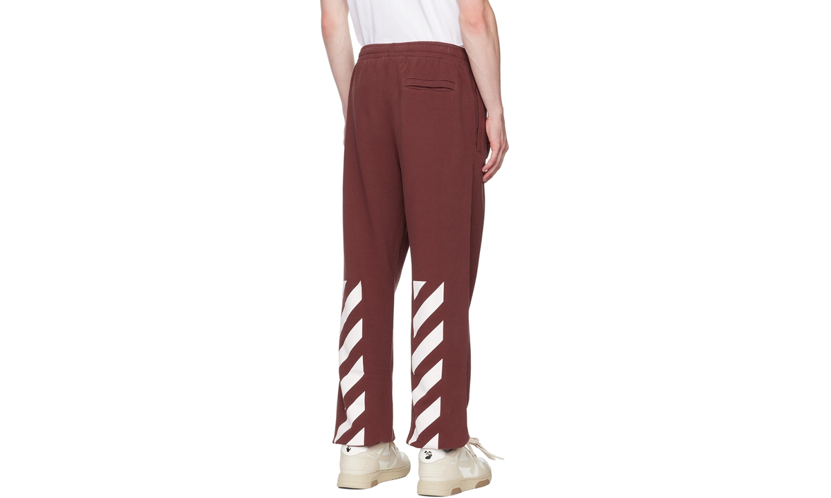 Caravag Diag Slim Sweatpant "Red" OMCH029F22FLE0022801
