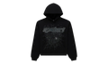 Rhinestone Punk V2 Hoodie "Black" SP5der337