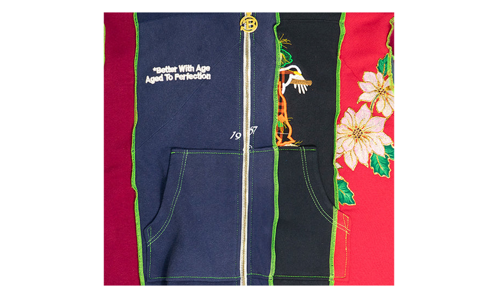 5 Panel Zip-Up Hoodie "Multicolor" BWA249