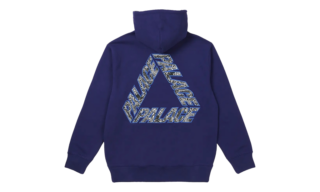 P-3 Snake Applique Hoodie "Navy" p0121