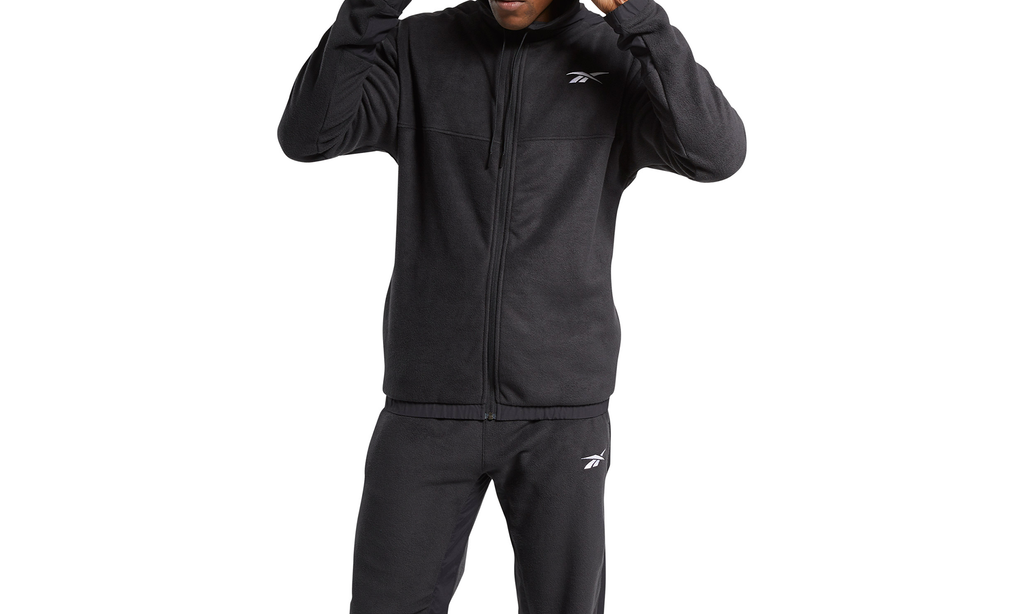 Workout Ready Fleece Full Zip Hoodie "Black" FS8450
