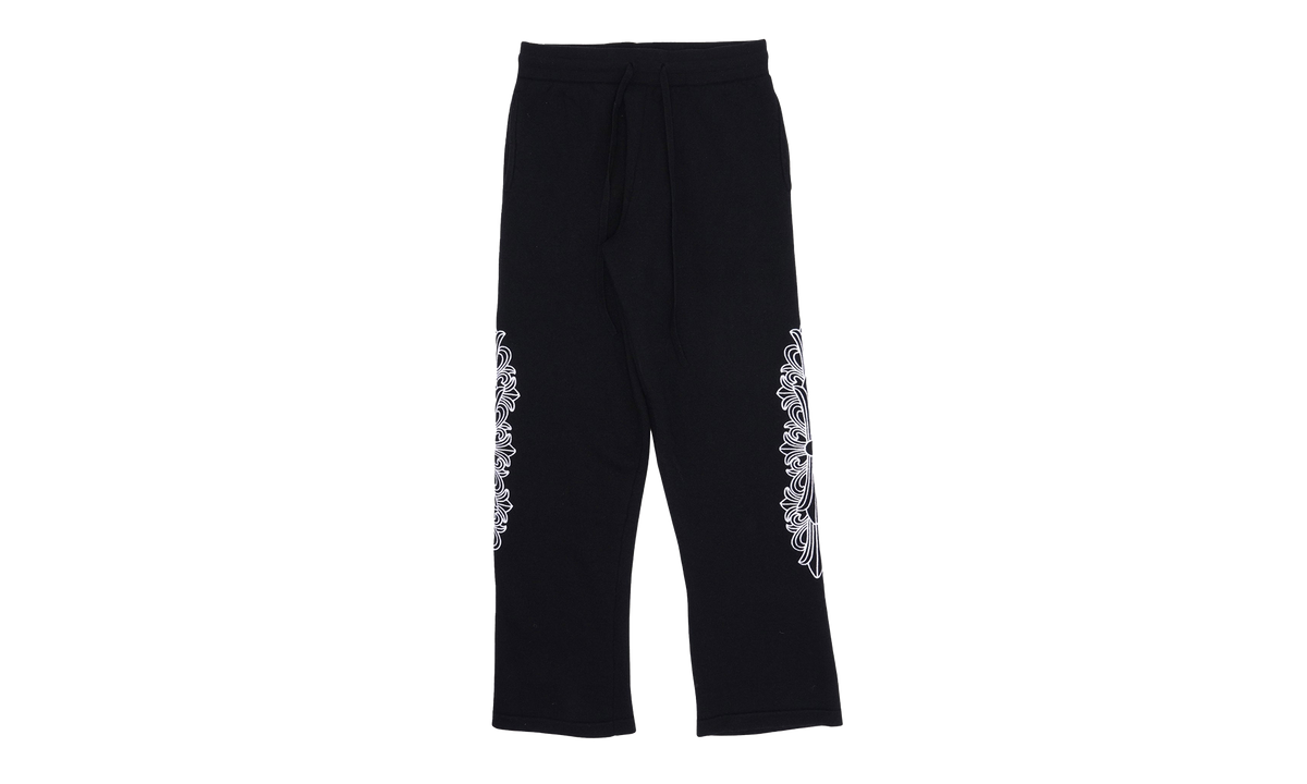 Cashmere Floral Cross Sweatpants "Black" CHRM0473