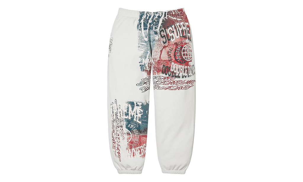Overprint Sweatpant "SS26 - White" SU28056