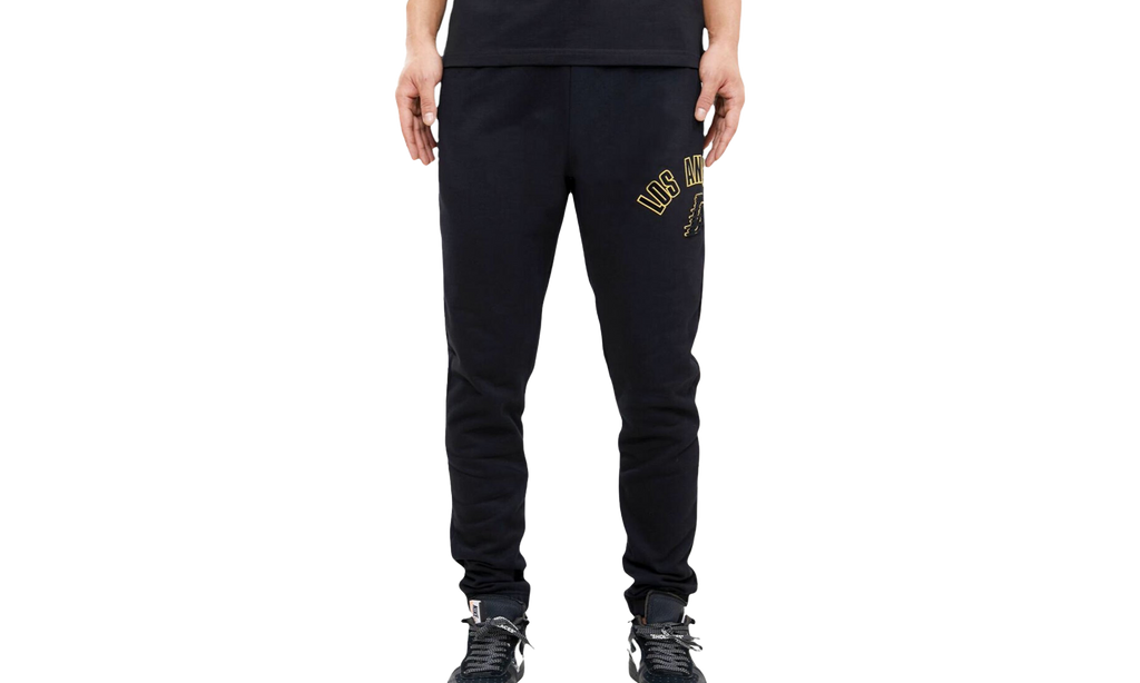 NBA Los Angeles Lakers Stacked Logo Sweatpants "Black" BLL452614 BLK