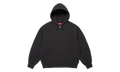 Cut Out Zip Up Hoodie "Black" SU27264