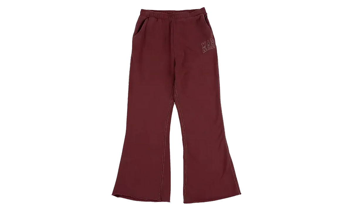 Big Stitch Open Leg Sweatpants "Oxblood Red" MKT26FW KB0964 OXRD