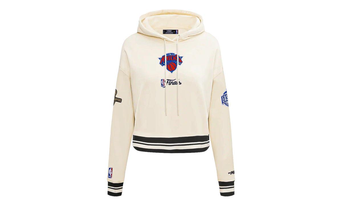 NY Knicks '26 NBA Championship Cropped Hoodie "Eggshell" BNKC517768 EBK