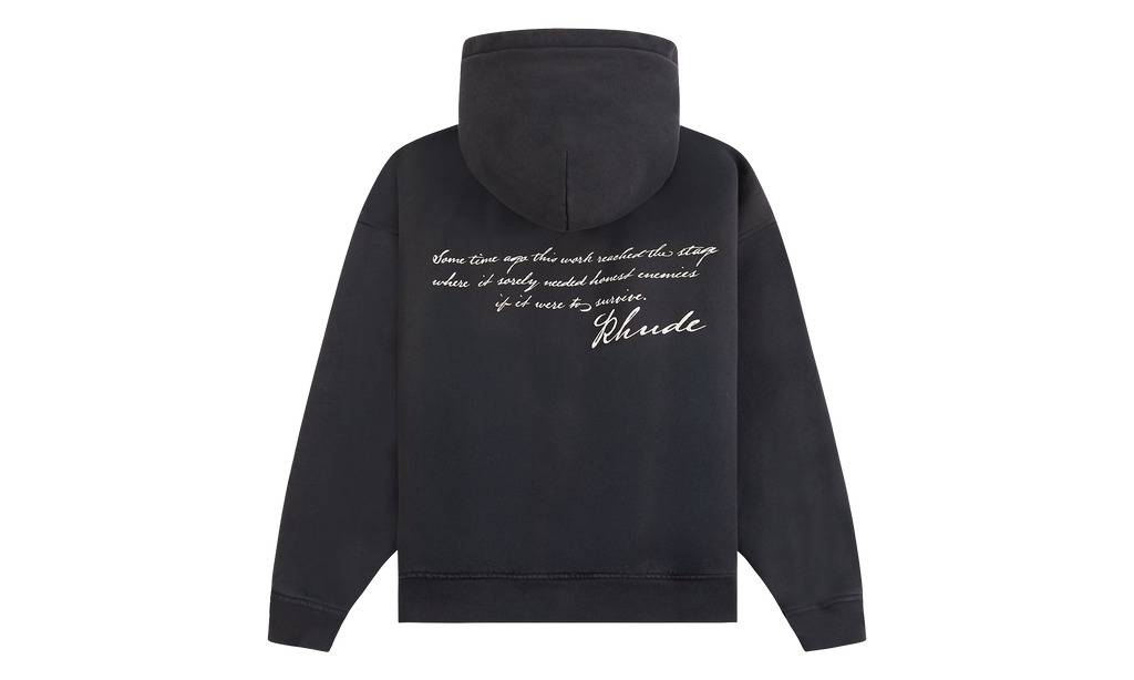 Montenegro Morada Hoodie "Vintage Black / White" RHSS26HO03012 3158