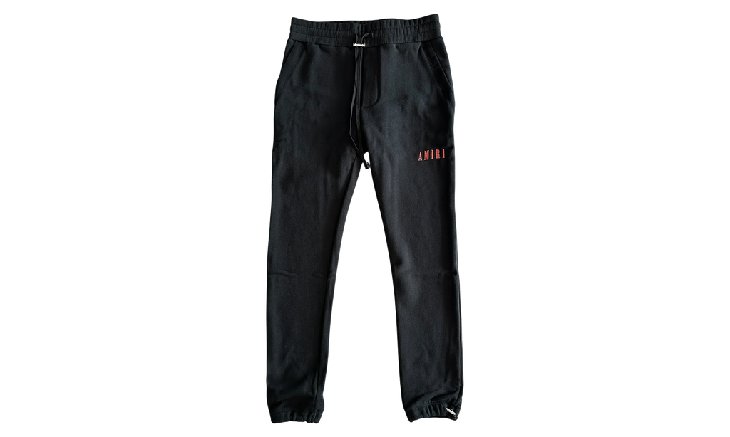 Core Logo Sweatpants "Black & Red" AW22MJL007 009