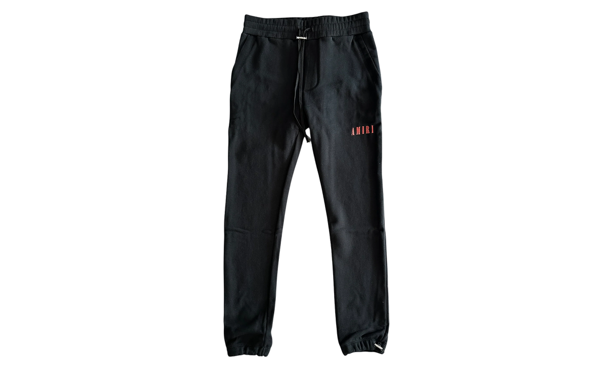 Core Logo Sweatpants "Black & Red" AW22MJL007 009