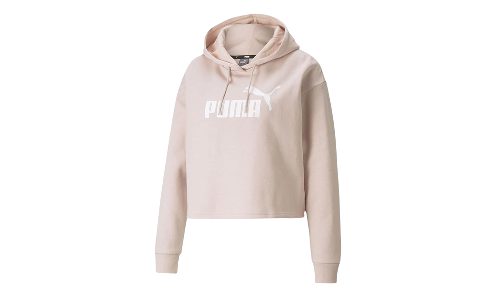 Essentials Cropped Logo Hoodie WMNS "Lotus" 586869 36