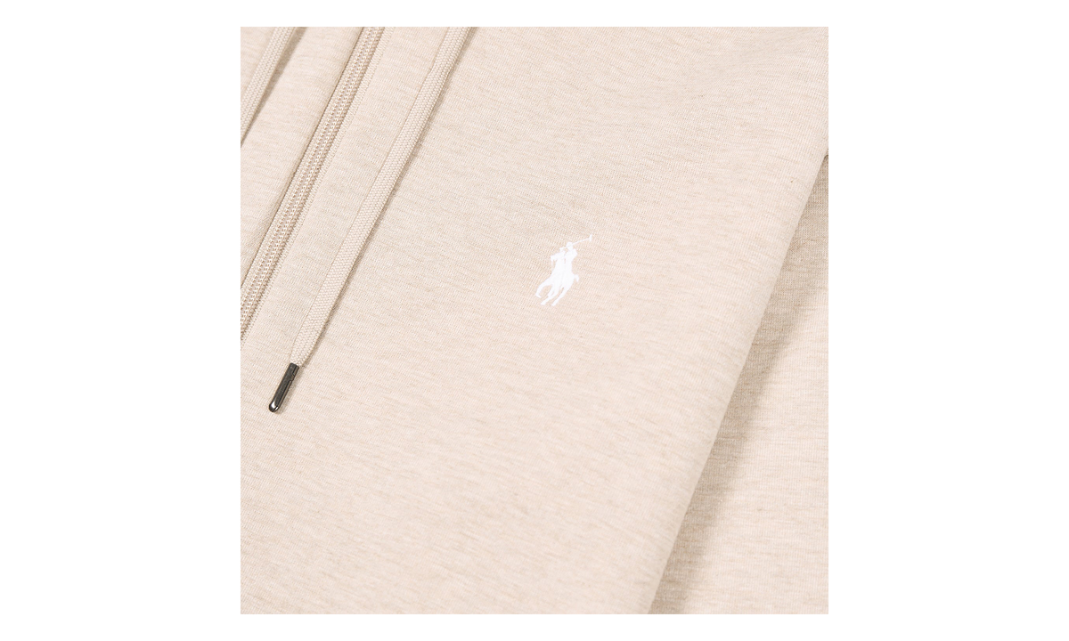 Double-Knit Full Zip Hoodie "Beige Heather" 710881517018