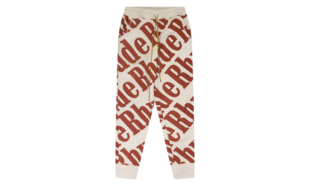 All Over Sweatpants "Cream / Red" RHD MBTM 0243 CRED