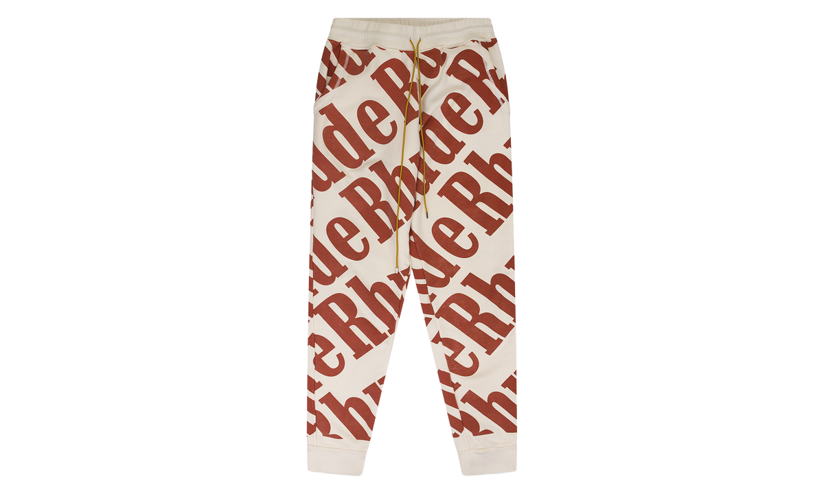 All Over Sweatpants "Cream / Red" RHD MBTM 0243 CRED