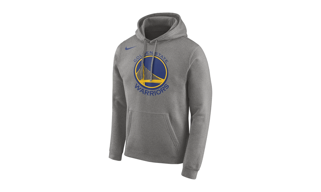 NBA GS Warriors Essential Logo Pullover Hoodie "Grey" AA3663 063