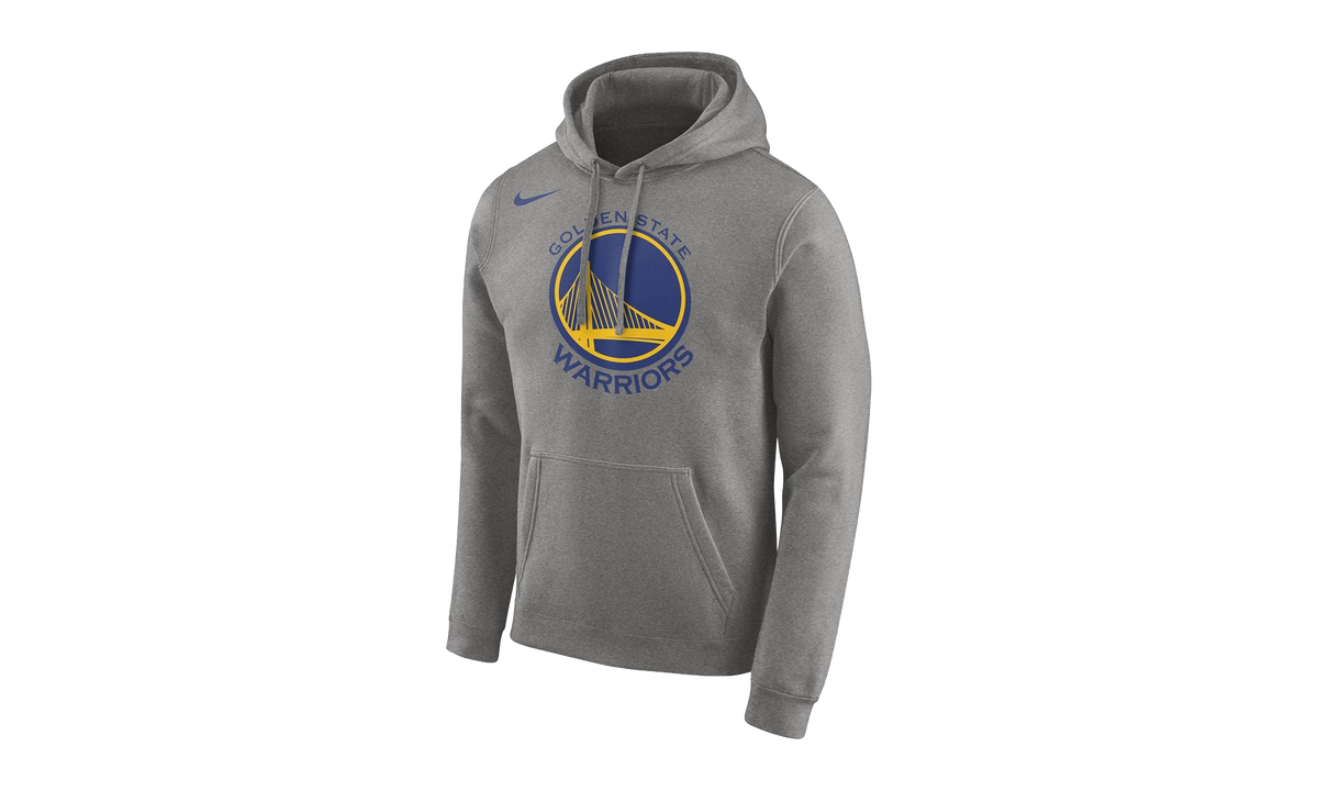 NBA GS Warriors Essential Logo Pullover Hoodie "Grey" AA3663 063