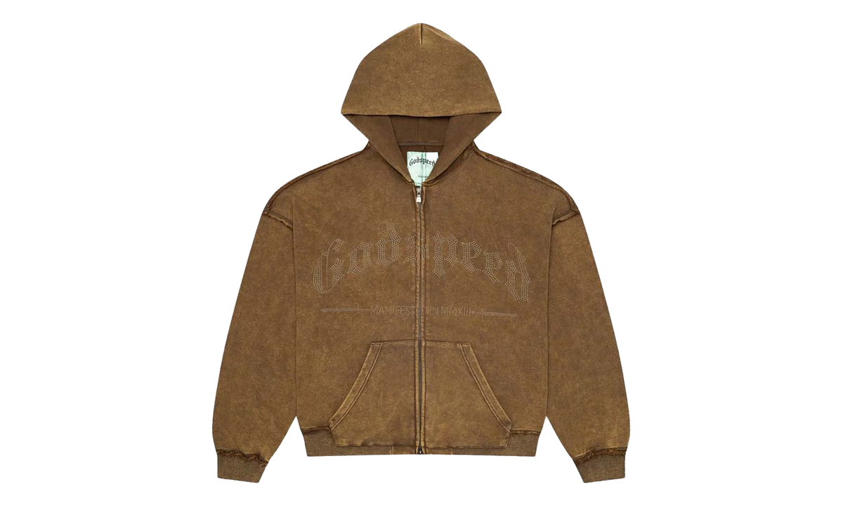 Studded OG Logo Hoodie "Brolive Wash" GS036