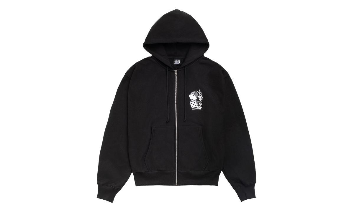 TALL DICE ZIP HOODIE "Black" STUS506