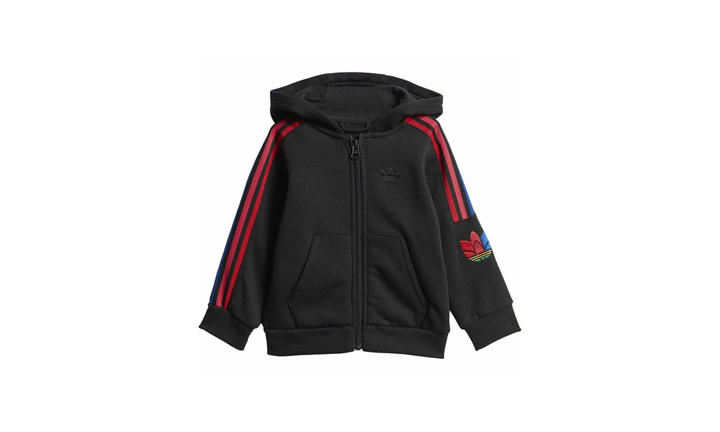 3D Trefoil Fullzip Hoodie Set TD "Black / Multicolor" GD2642