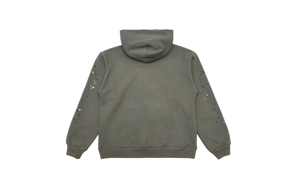 STAR WEB HOODIE & SWEATSHIRT "Grey, Green" SS26FW24GRY