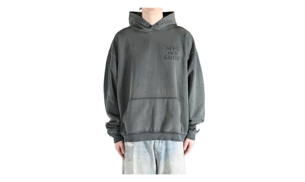 Embossed Hoodie "Graphite" GD094