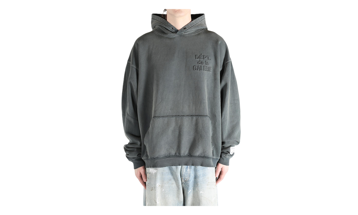 Embossed Hoodie "Graphite" GD094