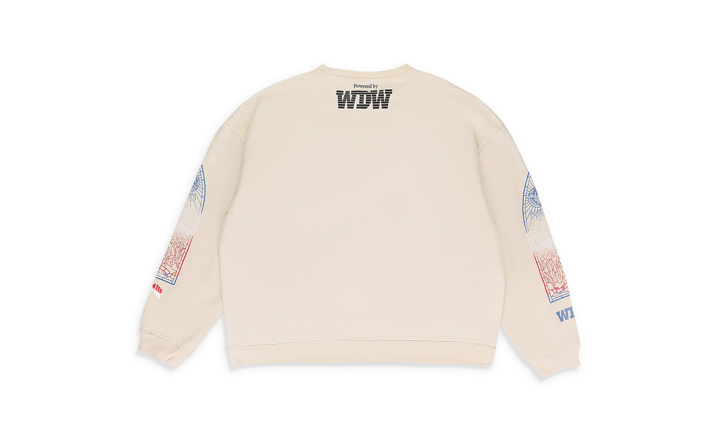 INTERTWINED WINDOWS HOODIE "IVORY" 1110330018SS24