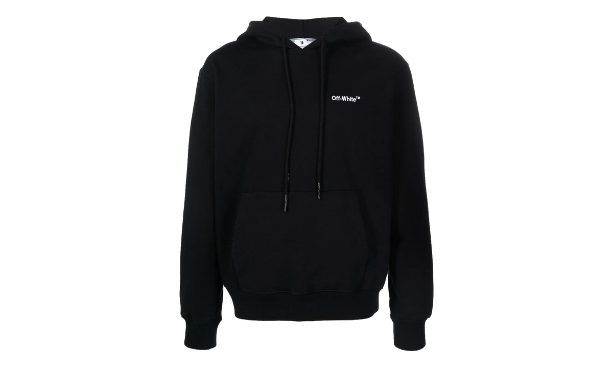 Helvetica Slim Hoodie "Black" OMBB097C99FLE0071001