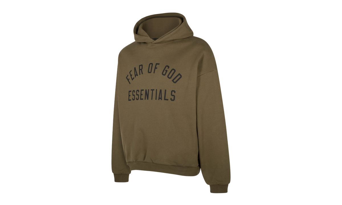 Fleece Pullover Hoodie "Olive" 192BT246254F