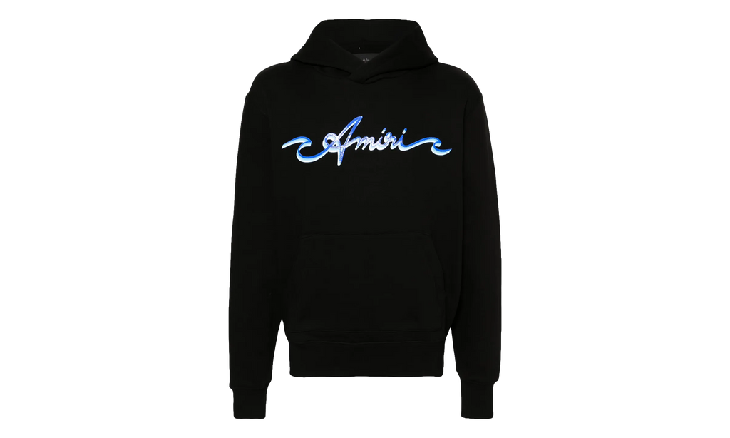 Wave Logo Hoodie "Black" AMJYHD1043 001
