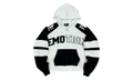 Varsity Hoodie "White / Black" MIXE097
