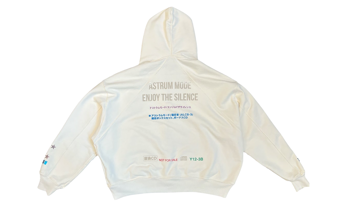 ASTRUM SILENCE ZIP HOODIE "BONE" AST009