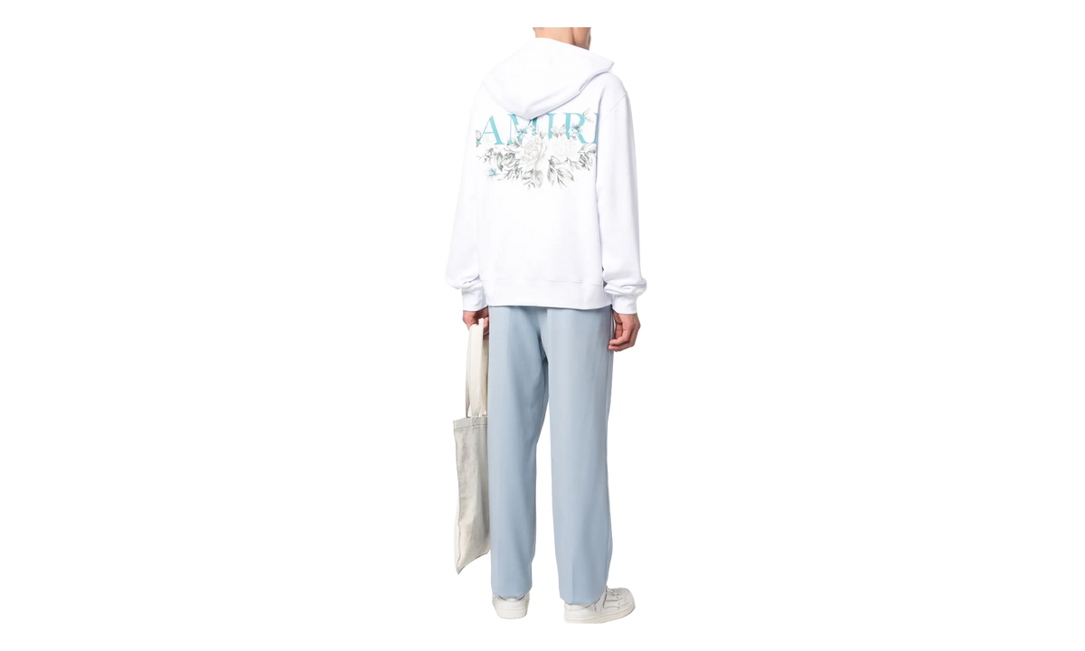 Floral Logo Hoodie "White" PF23MJG026 100