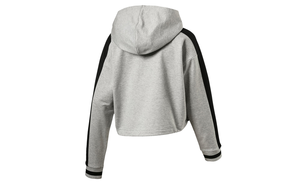REBEL RELOAD CROPPED HOODIE WMNS "Light Gray Heather" 579535 04