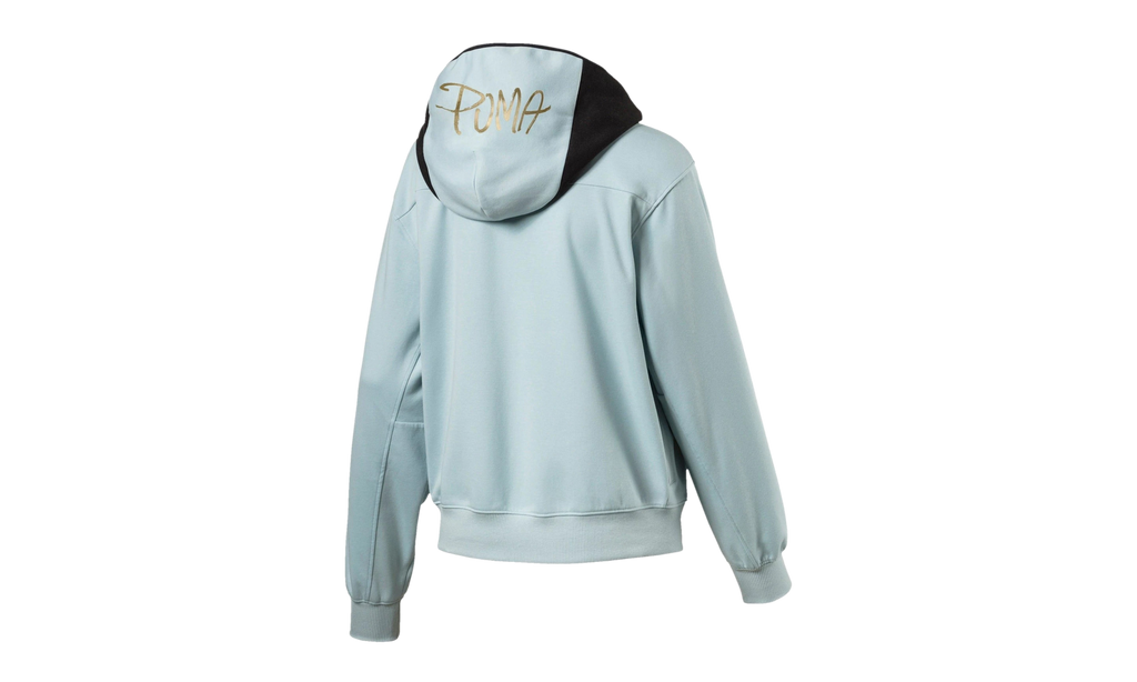 Sweet Hoodie WMNS "Light Sky / Puma Black" 518106 03