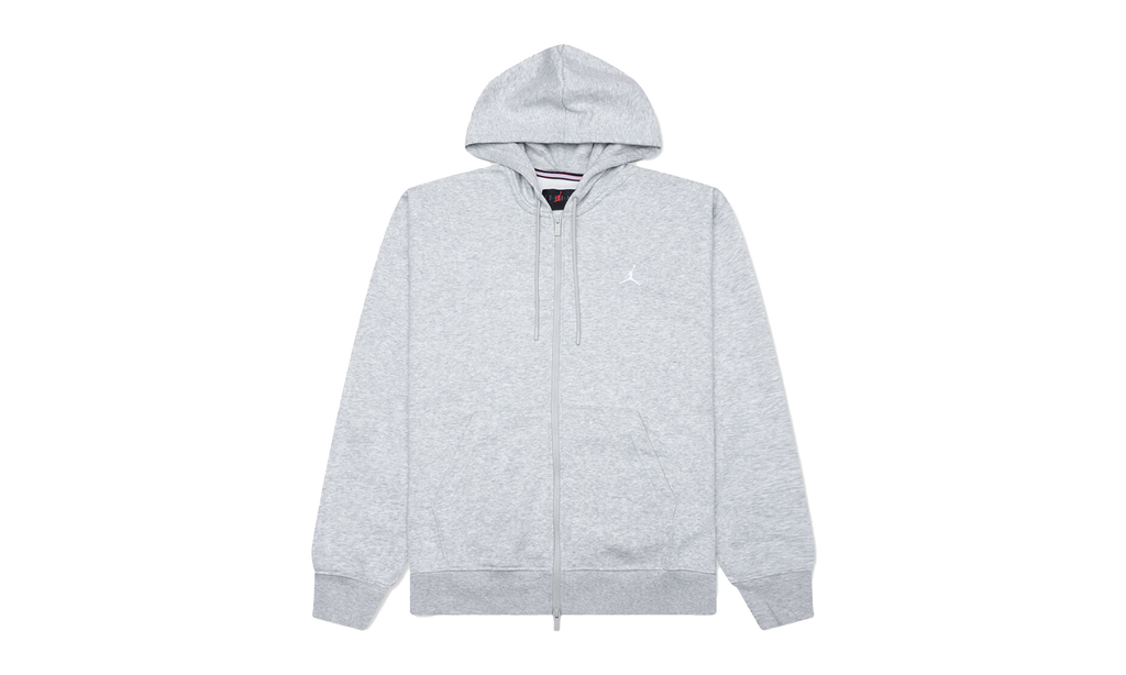 Air Jordan Brooklyn Fleece Zip Up Hoodie "Grey" FV7289 050