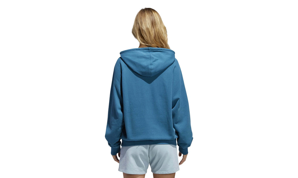 Signature Hoodie WMNS "Real Teal / White" CE4864