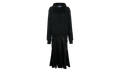 Logo Embroidered Hoodie Dress WMNS "Black" OWDB491F23FAB0011010